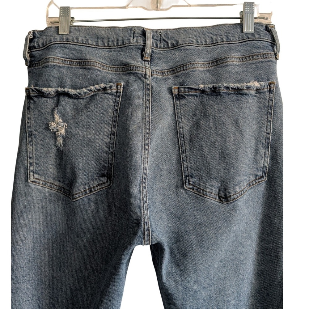 AGOLDE Nico High Rise Slim‎ Rooted Distressed Raw Hem Jeans Women's 32 - Picture 5 of 16
